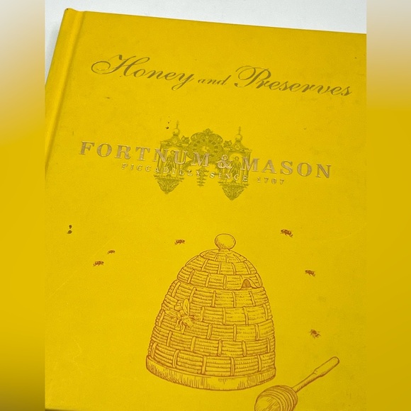 Fortnum & Mason 'Honey and Preserves' Recipe Book Yellow Hardcover Ebury Press - Picture 2 of 8